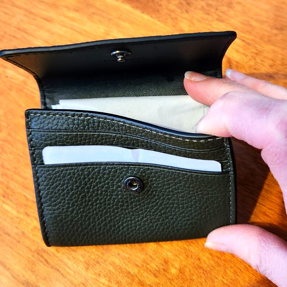 Compact Flap Card Case